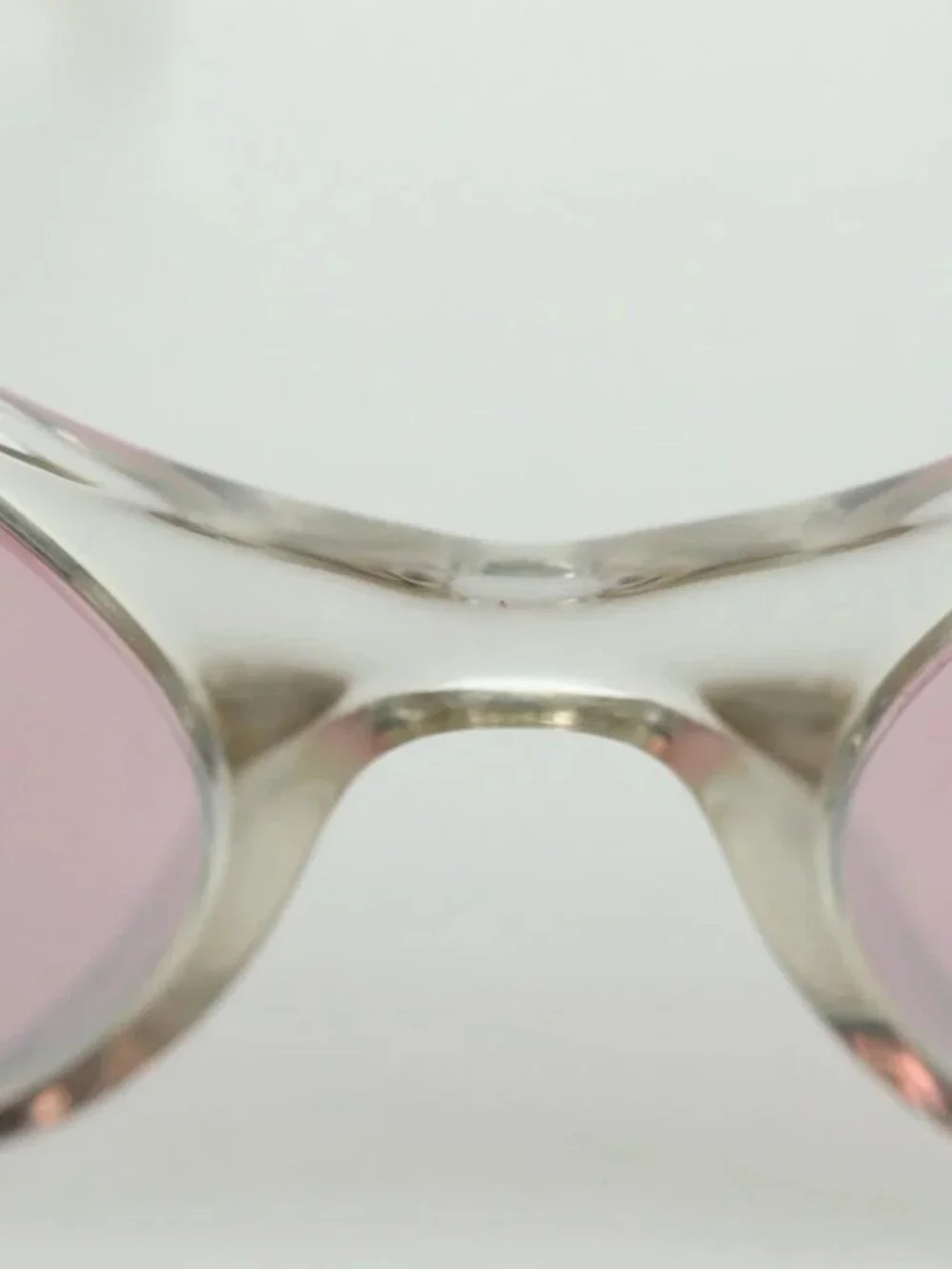 CHANEL COCO Mark Sunglasses plastic Clear 5044-B CC Auth YKZ1409M